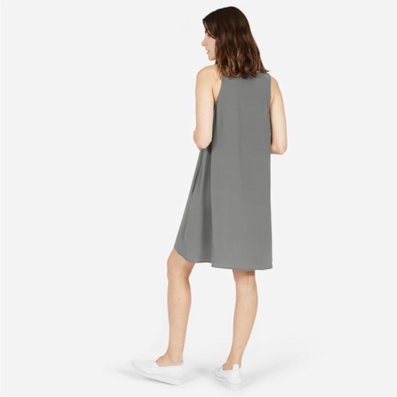 🌻Everlane Gray Silk Tank Dress | Women's Size Small - Picture 5 of 8